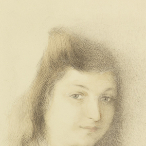 Photograph, Young Girl with Long Hair