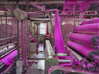 Photograph, Wool being carded for paint rollers