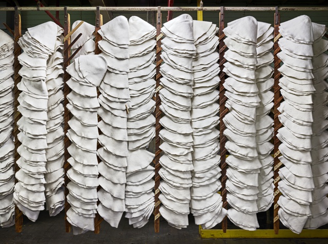 Photograph, Wool hat bodies after wet felting