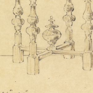 Drawing, Tabouret-Table for Mr. Allen