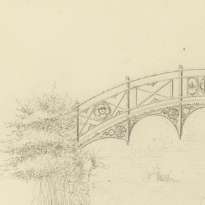 Drawing, Design for Bridge in Garden Pavilion, ca. 1909
