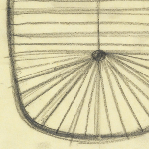 Drawing, Study of Roof Construction of a Proposed Chapel for Trinity Church, Boston, Massachusetts, May 7–8, 1960