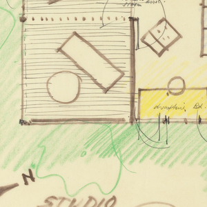 Drawing, Ground Plan of Architect