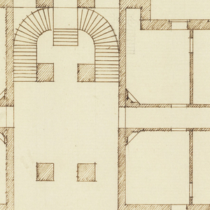 Drawing, Plan of the Ground Floor of a Country House, ca. 1781