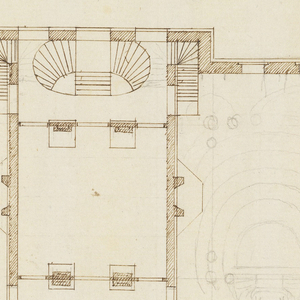Drawing, Plan of the Second (or Third?) Floor of a Country House, ca. 1781