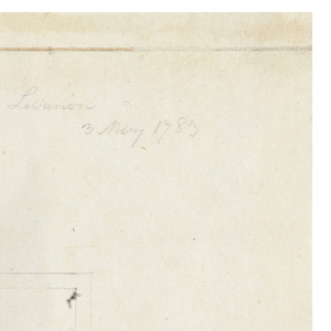 Drawing, Floor Plan of a Building, May 3, 1783