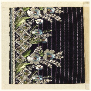 Embroidery Sample (France), 1790–1800