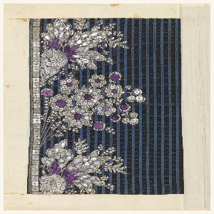 Embroidery Sample (France), late 18th–early 19th century