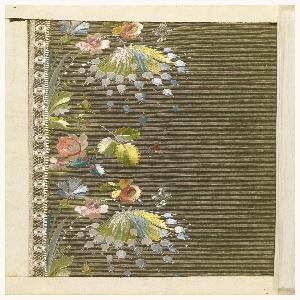Embroidery Sample (France), 1775–1805