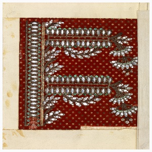 Embroidery Sample (France), 1775–1805