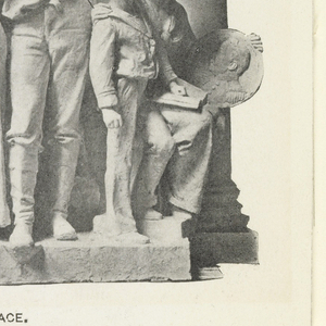 Print, Detail of the Sculpture Peace on the Dewey Arch, Madison Square, New York, 1899