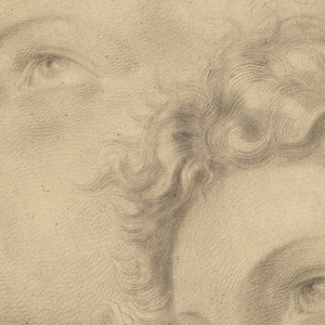 Drawing, Two Female Heads, 1886–92