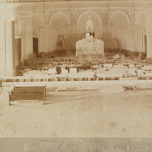 Photograph, View of the Interior of the Church of St. John the Baptist, Brooklyn, Looking Toward the Apse, 1902
