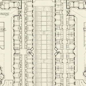 Photostat, Proposed Hostelry: Center for American Visitors to the Paris Exposition, 1925, 1923