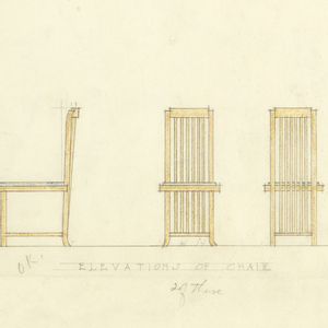 Drawing, Table and Chair for Mrs. Allen