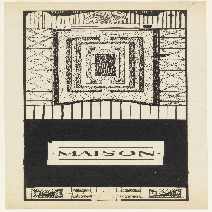 Drawing, Petit Jardin Close (Ground Plan for a House and Small Enclosed Garden), ca. 1914