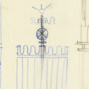 Drawing, Design for Gates, 1945–75