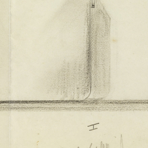 Drawing, Wastepaper Basket in Pewter, 1945–75