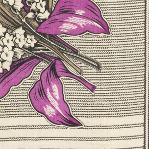Scarf Sample (France), mid-19th century