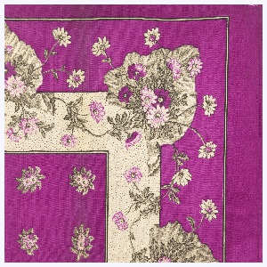 Scarf Sample (France), mid-19th century