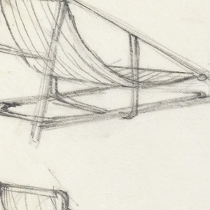 Drawing, Designs for Chairs, 1945–75