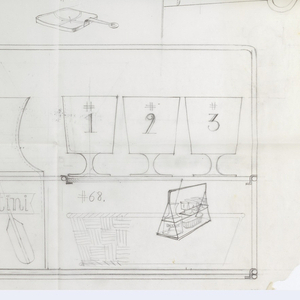 Drawing, Designs for Tableware, 1945–75