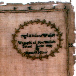 Map Sampler (England), 1797