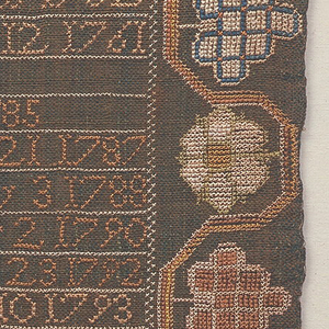 Family Register Sampler (USA), 1804