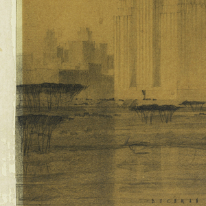 Drawing, Design for a Skyscraper, 1930
