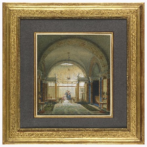 Drawing, Bathroom and Boudoir Interior, 1807
