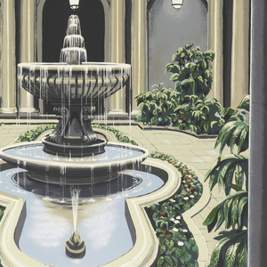 Scenic - Panel, Garden Court, 1979