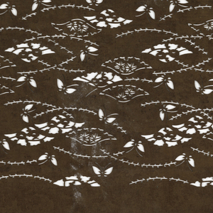 Katagami, Blossoms and Butterflies, late 19th–early 20th century
