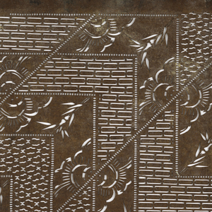 Katagami, Zigzag Geometric Pattern, late 19th–early 20th century