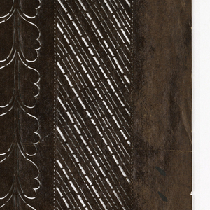 Katagami, Leaves and Bamboo, late 19th–early 20th century