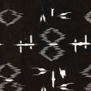 Katagami, Bamboo and Ikat Motif, late 19th–early 20th century