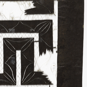 Katagami, Maze Pattern, late 19th–early 20th century