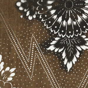 Katagami, Floral Motifs inside Latticework, late 19th–early 20th century