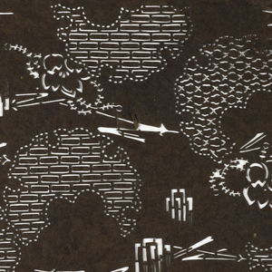 Katagami, Floral and Trellis Motifs, late 19th–early 20th century