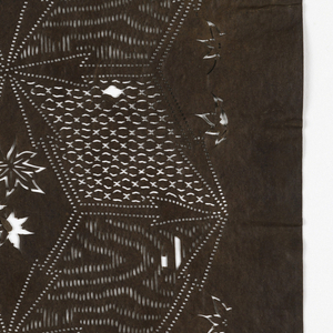 Katagami, Zigzag Motif and Maple, late 19th–early 20th century