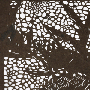 Katagami, Bamboo and Water, late 19th–early 20th century
