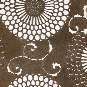 Katagami, Blossoms, late 19th–early 20th century