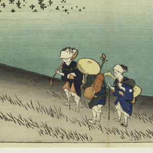 Print, Futagawa Teahouse, in The Fifty-Three Stations of the Tokaido Road (Tokaido Gojusan Tsugi-no Uchi), ca. 1834