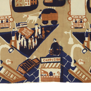 Textile, East Side Street, 1930s