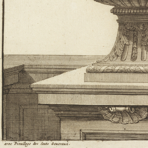 Print, Plate in Vasses de la Maison Royalle de L