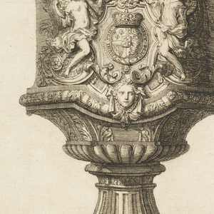 Print, Plate in Vasses de la Maison Royalle de L