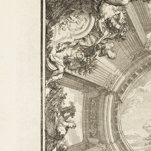 Print, Plate in Nouveaux livres de peintures de salles et d’escaliers (New Books on Paintings for Rooms and Stairs), ca. 1700