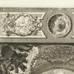Print, Plate in Nouveaux livres de peintures de salles et d’escaliers (New Books on Paintings for Rooms and Stairs), ca. 1700