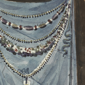 Drawing, Sketch for a Wallpaper, ca. 1820