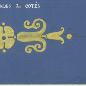 Drawing, Design for a Woven Platband, 1800–1830