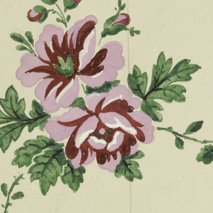 Drawing, Design for a woven fabric, 1830–50